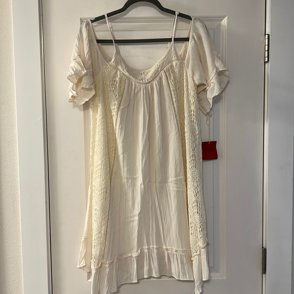 Off White Lacy Dress